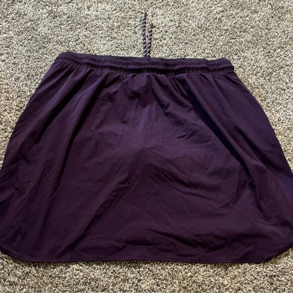 Members Mark woven trek skort purple size XXL with drawstring and elastic - Picture 2 of 3